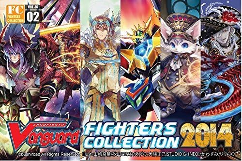 2014 Fighter'S Collection English Booster Box - Cardfight Vanguard Card Game - 10 Packs / 3 Cards Rrr+