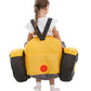 Hsctek Inflatable Construction Digger Costume Toddler, Blow Up Ride On Tractor Cosplay Kids Child Girls Boys, Riding Truck Halloween Costume Children 4T