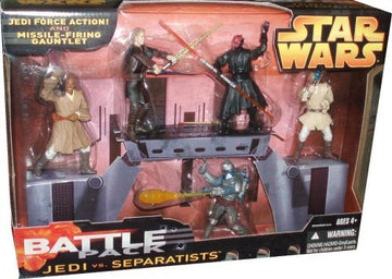 Hasbro Star Wars BATTLEPACK Jedi vs Seperatist Action Figures - Model 85724 - Plastic Material