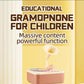 Kids Phonograph With 96 Cards,Children'S Storyteller Sleeping Music Box (Pink)