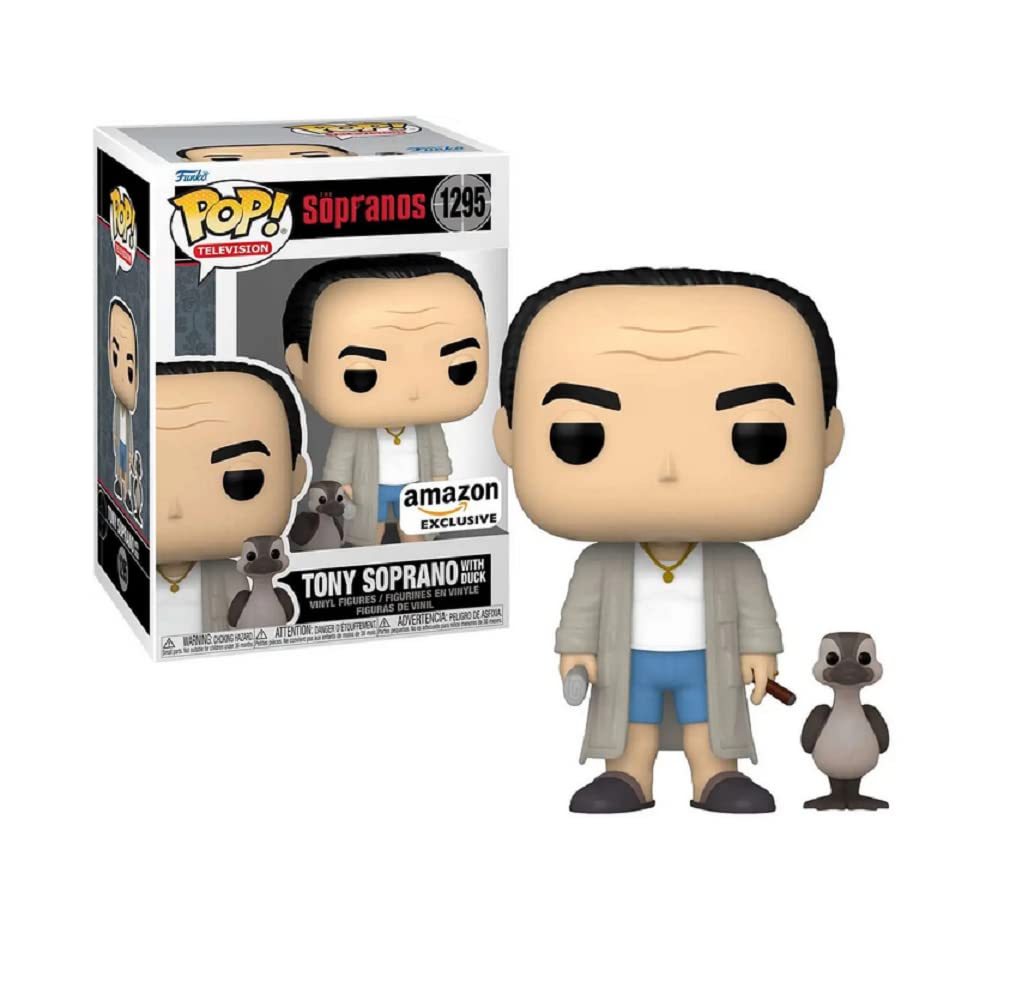 Funko The Sopranos Tony Soprano with Duck Pop limited availability Bundled with Pop Protector 1295