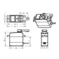ZOSKAY Rc Servo Brushless Servo Metal Gear High Torque Robot servo Brushless Motor Digital Servo Arduino Servo for 1/8 1/10 1/12