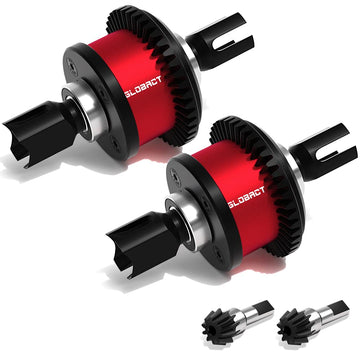 GLOBACT Steel 43T Differential Active F/R Diff Set with 10T Input Gear for Arrma 1/7 Infraction Felony Limitless Fireteam Mojave