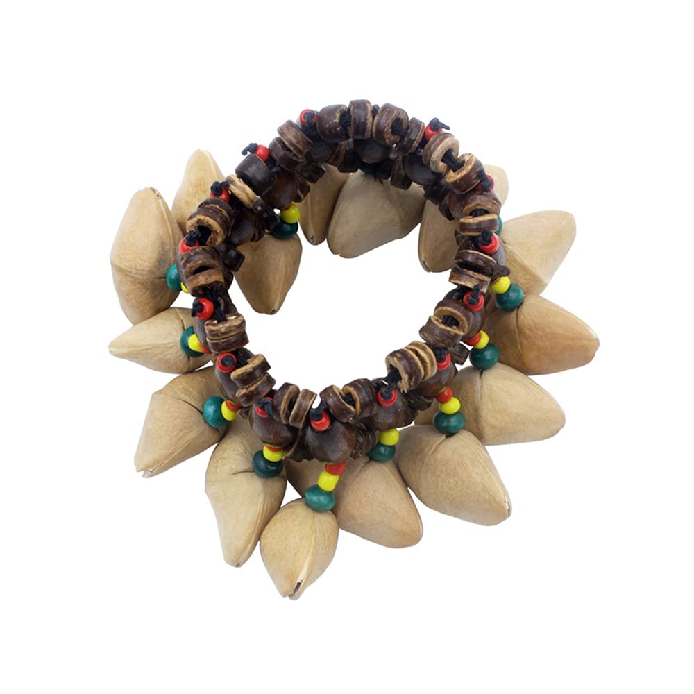 Dogou Handmade Nuts Shell Bracelet Handbell For Djembe African Drum Conga Percussion Accessories