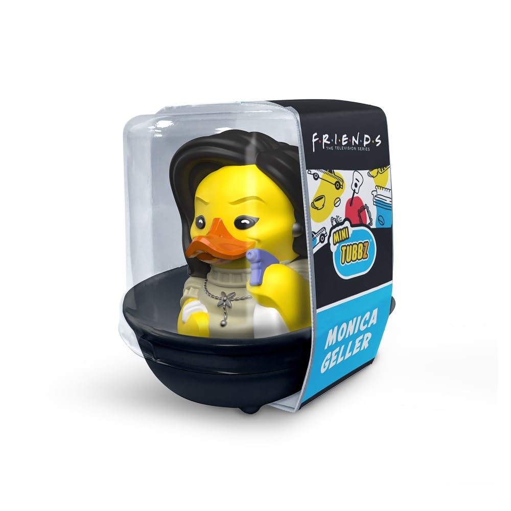 Tubbz Mini Monica Geller Collectible Vinyl Rubber Duck Figure - Official Friends Merchandise - Retro Comedy Movies & Tv
