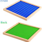 UMBWORLD Wooden Toys Hundred Board Montessori 1-100 Consecutive Numbers Educational Game Early Childhood Toy for Kids with Stora