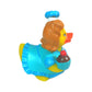 3 Halloween Pumpkin Rubber Duck [Sealed Hole  Floats Upright] - Baby Safe Bathtub Bathing Toy