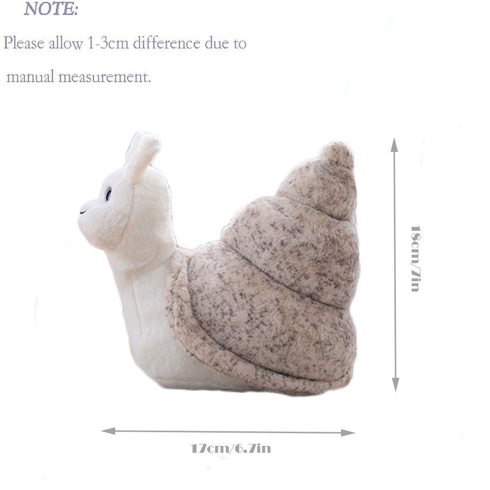 Chelei2019 7' Plush Snail Stuffed Animal,Cute Soft Sleeping Snail Plush Toy Gifts For Kids