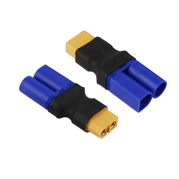 Fly RC 4pcs Female XT60 to Male EC5 Adapter, Female XT60 to Male EC5 Connector Adapter No Wires RC LiPo Battery Connectors