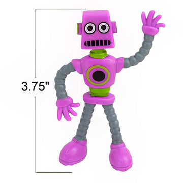 Artcreativity Bendable Robot Figures, Set Of 12 Flexible Men, Birthday Party Favors For Boys And Girls, Stress Relief Fidget Toys, Sensory Toys For Kids And Adults, Goody Bag Stuffers