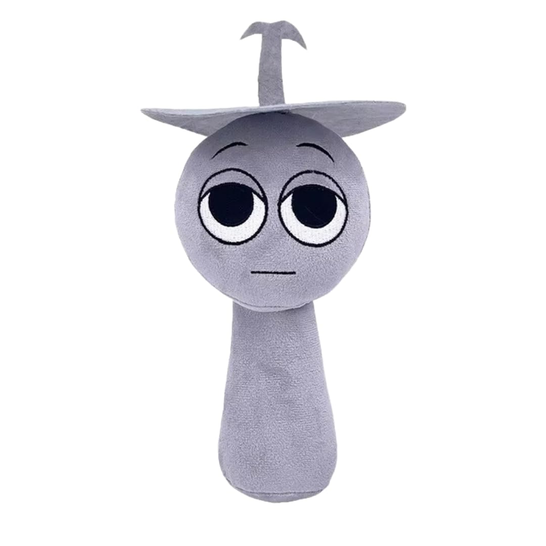 TechMax Solution Grey Top Cap Sprunki Plush Toys