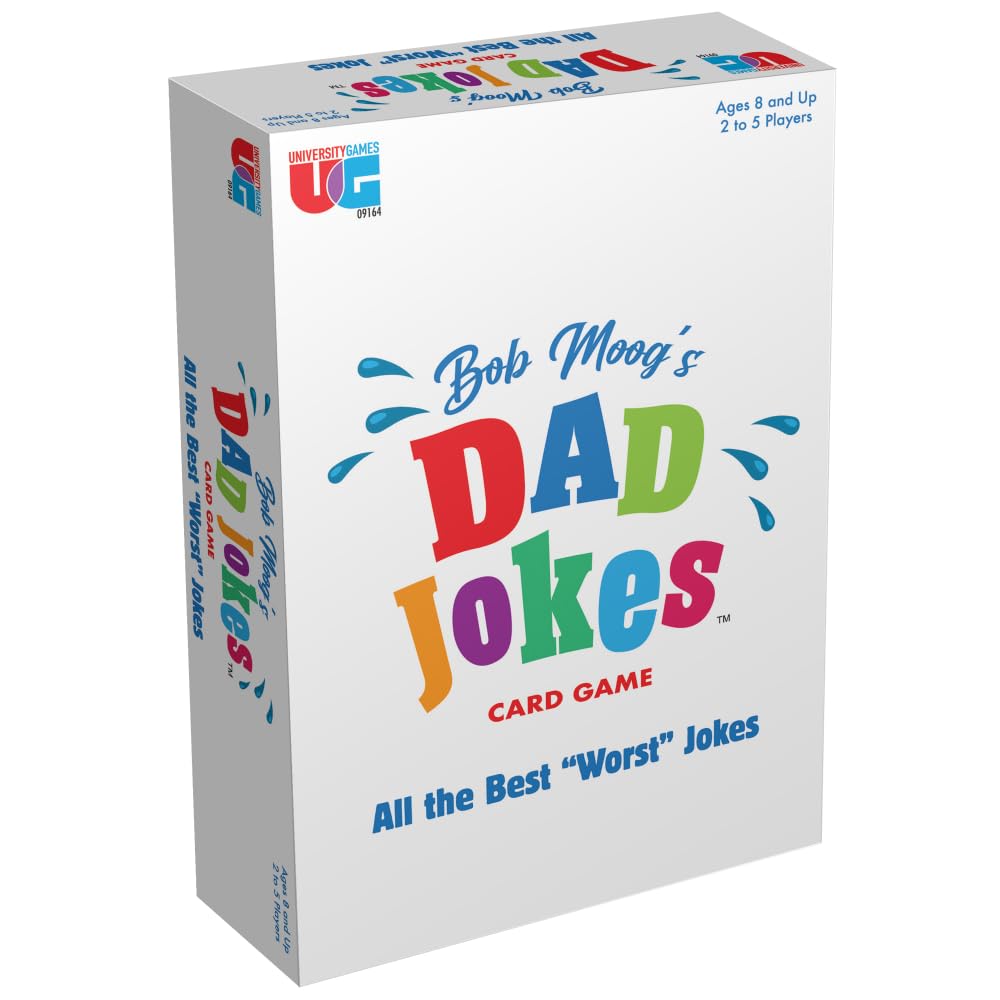 University Games, Bob Moog'S Dad Jokes Matching Card Game, Perfect For Game Night, For Ages 8 And Up, 2-6 Players