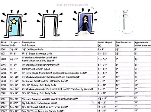 Kaiser Metal Doll Stand For Dolls 8 To 14 Inches Tall