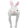 GADMEXILY Plush Bunny Animal Hat for Halloween Christmas, Cozy Funny Rabbit Hats Novelty Party Cap for Kids Girls Boys - One Siz