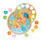 Petit Collage Wooden Learning Clock - Multi-Language, Counting & Colors - Model PTC678