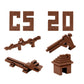 Unirolic Classic Building Bricks, 100 Piece 2X4 Building Blocks Stem Creative Building Toys Compatible With All Major Brands, Moc Building Bricks Diy Play Set For Kids(Brown)