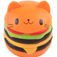 Anboor 4.5'' Squishies Jumbo Slow Rising Kawaii Squishie Cat Hamburger Bread Toy
