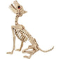 Seasons USA Crazy Bonez Animated Howling Skeleton Wolf, Off-white, Plastic, Standard Size, Model 9044148
