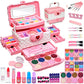 Kids Makeup Kit for Girl - Kids Makeup Kit Toys for Girls,Play Real Makeup Girls Toys, Washable Make Up for Little Girls, Non To