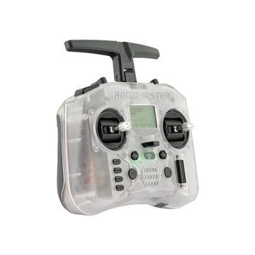 RadioMaster Pocket Portable Remote Controller Hall Gimbal EdgeTX Built in LED Light Mode 2 (Transparent, ELRS)