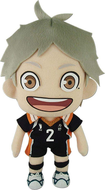 Great Eastern Entertainment Haikyu!! Sugawara Plush - 8" Multi-colored Polyester Toy, Model 52943