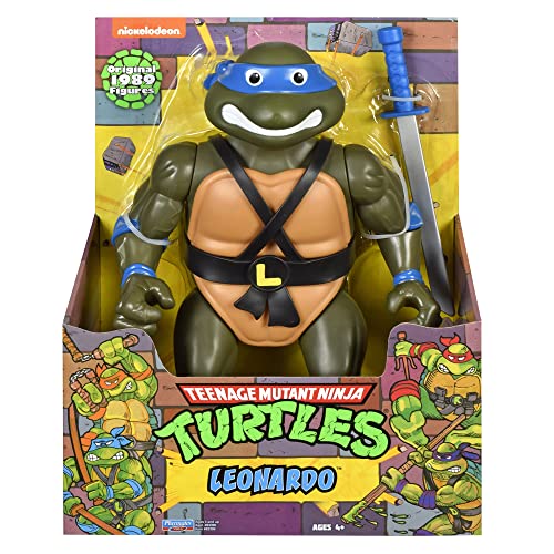 Teenage Mutant Ninja Turtles: 12” Original Classic Leonardo Giant Figure By Playmates Toys