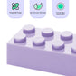Unirolic Classic Building Bricks, 200 Piece 2X4 Building Blocks Stem Creative Building Toys, 100% Compatible With All Major Brands, Building Bricks Play Set For Kids Age 6+ (Violets)