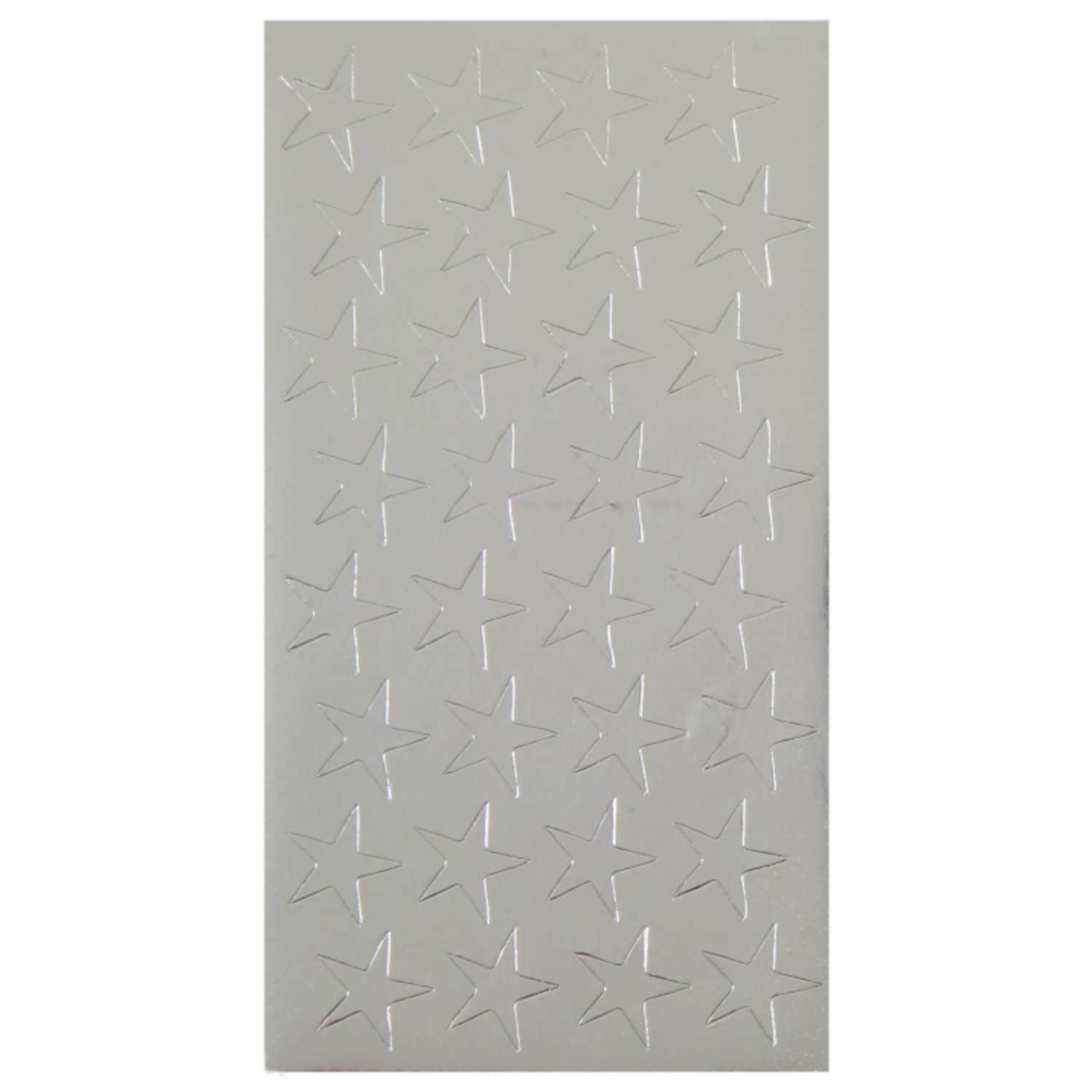 Eureka Back to School Classroom Supplies, Presto-Stick Silver Star Stickers, 1/2, 250 pcs