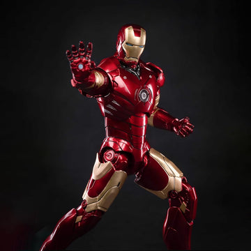 Hiplay Zd Toys Collectible Figure Full Set: Anniversary Series Non-Luminous Version: Iron Man Mk3 (1906-03), 1:10 Scale Miniature Action Figurine Bfggtxmk3