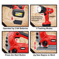 Joyin 4-In-1 Realistic Construction Tool Toy Electric Tool Playset Construction Pretend Play Stem Tool Toy Kit With Working Func