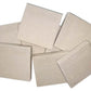 Rocksmins Streak Plate For Minerals Streak Test & Mohs Hardness Test 10 Pcs White, For Kid