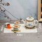 ENJBRICK Mini Building Blocks Teapot Kit for Adutls,Cute City Tea Shop Building Set for Girls 8-12 Years 690 pcs