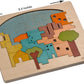 Ekoplay’S Multi Layered Wooden Puzzles For Kids, 23 Piece Jigsaw Puzzle For School Kids, Learning Educational Toys Gifts For Boys Girls. Construction Puzzles Sets, City Construction.