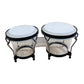 Calandis 6 And 7 Bongo Drum Set Crafted Percussion Instrument For Kids And Adults White | Music & Art | Educational
