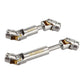 GLOBACT for TRX4M Drive Shaft Stainless Steel 1/18 RC Crawler Upgrades Accessories (Silver 2Pcs)