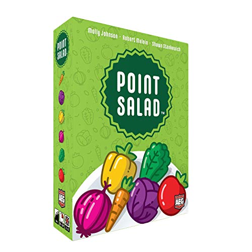 AEG Point Salad Card Game - Award-Winning, Easy to Learn, 2-6 Players, Multi Color, 7.7x5.7x1.8 inches, Model AEG