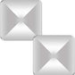 Desk Flip Spinning Toy, Desktop Spinning Toy Pocket Stress Relieve Toy, Metal Finger Decompression Toy Stress Relief Toy Office Rotary Decompression Toy,2 Pack (Silver)