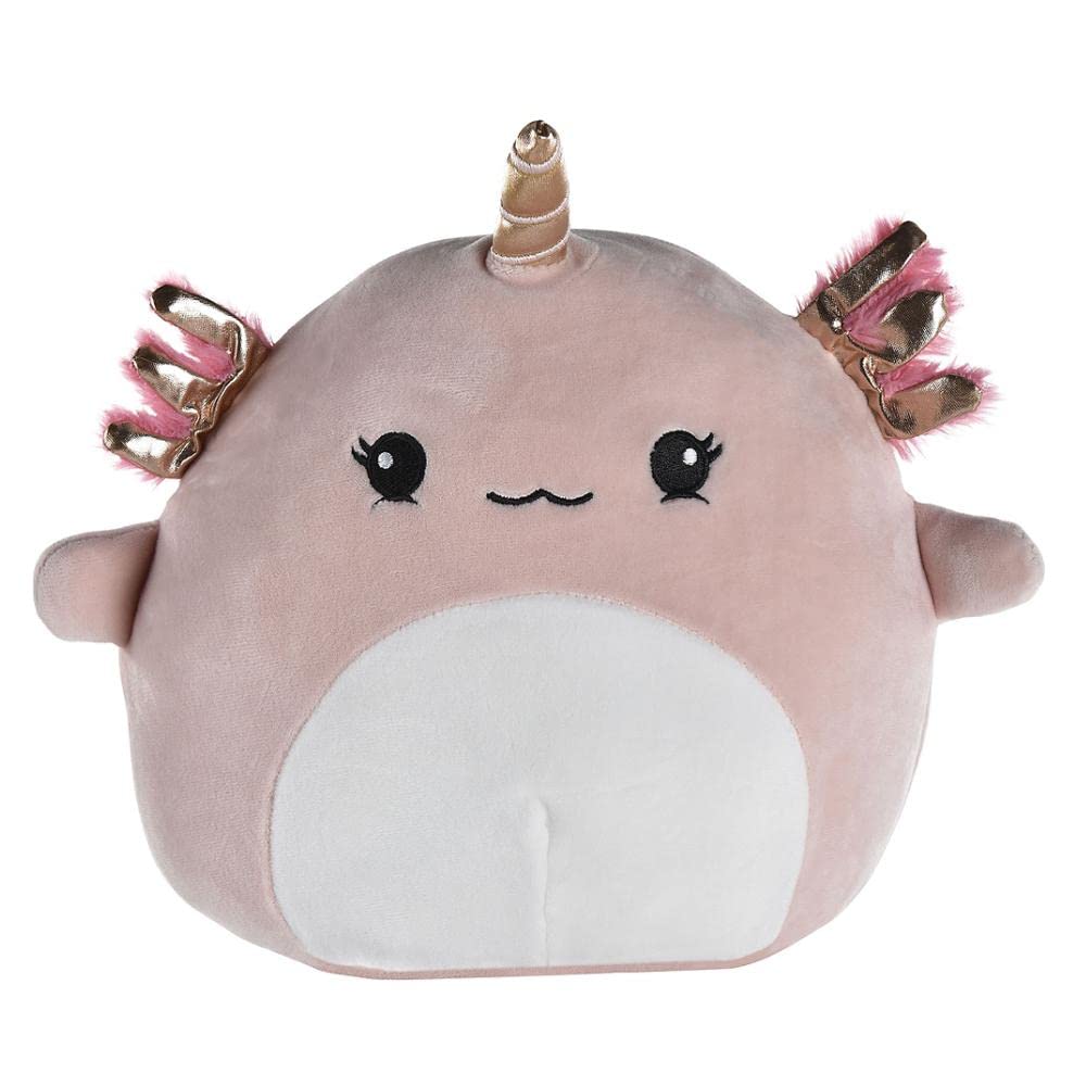 Squishmallows 8-inch Scented Axolotl Mystery Squad Pack - Multi-colored, Model SQ21M-8AXO, Soft Polyester Plush Toy