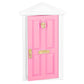 Mini Wooden Door Mini Wooden Door Bright Color Vivid Details Smoother Dollhouse Miniature Fairy Door for 1:12 Doll House Gifts(Light)