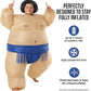 Morph Blue Sumo Wrestler Inflatable Costume For Kids Inflatable Costume Sumo Wrestling Suit For Kids Halloween Costume Kids