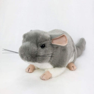 Tammyflyfly Chinchilla 8.5 Inches, 12 Inches With Tail, 23Cm, Plush Toy, Soft Toy, Stuffed Animal