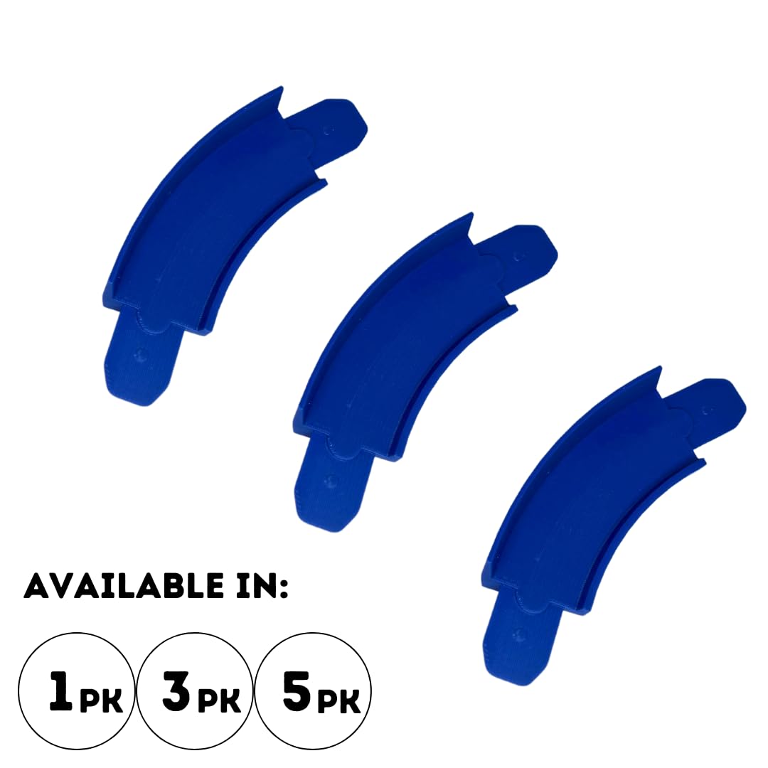 45 Degree Curved Tracks Compatible with Hot Wheels Racetracks | Create Epic Race Tracks | 45 Degree Turns Multipacks | Made in USA (45 Degree  1-Pack)