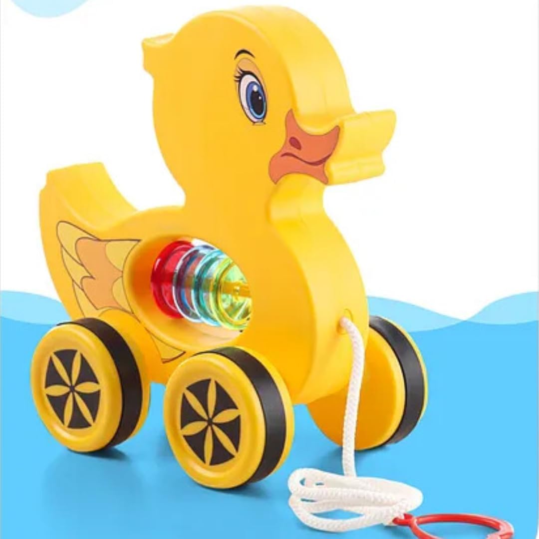 Mini Steps Pull Along Duck Toy  Baby Walking Toy, Safe & Fun Toddler Play Gift