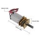 Xiitia 8Pcs Dc 3V-6V Mini N20 Gear Motor Slow Speed Full Metal Gearbox Without Terminal For Smart Car Diy Rc Toys