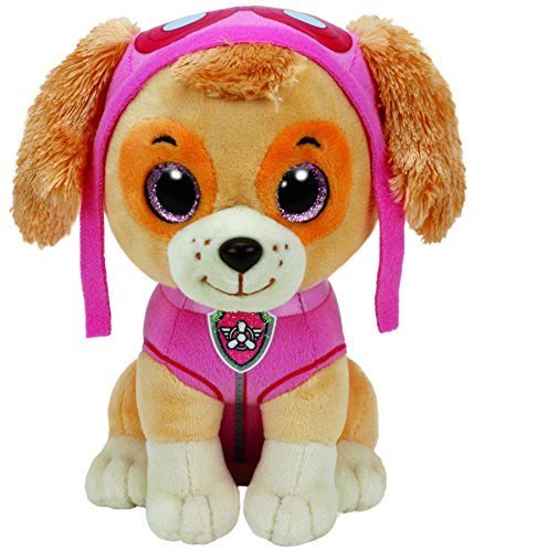 Ty Paw Patrol Beanie Babies - Set Of 6! Marshall, Chase, Skye, Rocky, Rubble And Zuma!