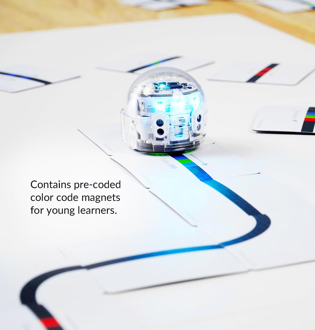 Ozobot Color Code Magnets Speed Kit: Interactive Coding Learning Tool For Kids Ages 3+, Enhances Logic & Problem-Solving Skills,