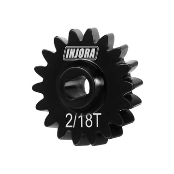 INJORA 18T Underdrive Worm Differential Axle Steel Gears for Axial SCX24 AX24 C10 JLU Gladiator Bronco Deadbolt 1/24 RC Crawler