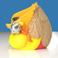 Tubbz First Edition: Dc Comics Superman 2025 - Hawkgirl Cosplaying Rubber Duck Vinyl Figure