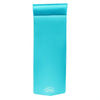 TRC Recreation Splash 1.25 Inch Thick Foam Swimming Pool Float Mat Large mature-themed Lounger with Built-in Roll Pillow  Tropical Teal