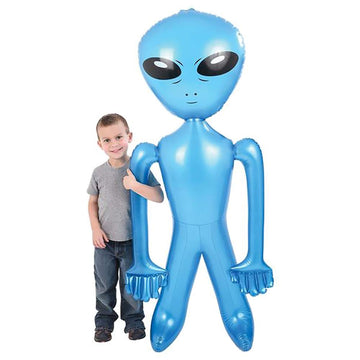 The Dreidel Company Jumbo Alien Inflate, Jumbo Game Prize, Party Decorations, One Pieces Per Order, Assorted Colors, Approx. 72'